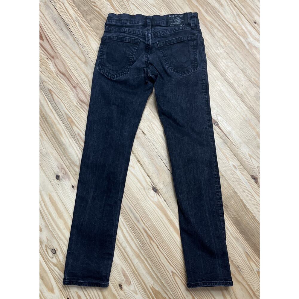 True Religion Relaxed Slim Jeans Stretch Geno Mens Size 31x32 Black Charcoal